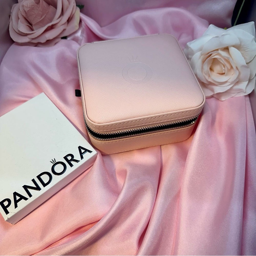 Brand New Pandora Bangle | 8.3'| includes BONUS Pink Travel Jewelry Box! - Picture 8 of 12